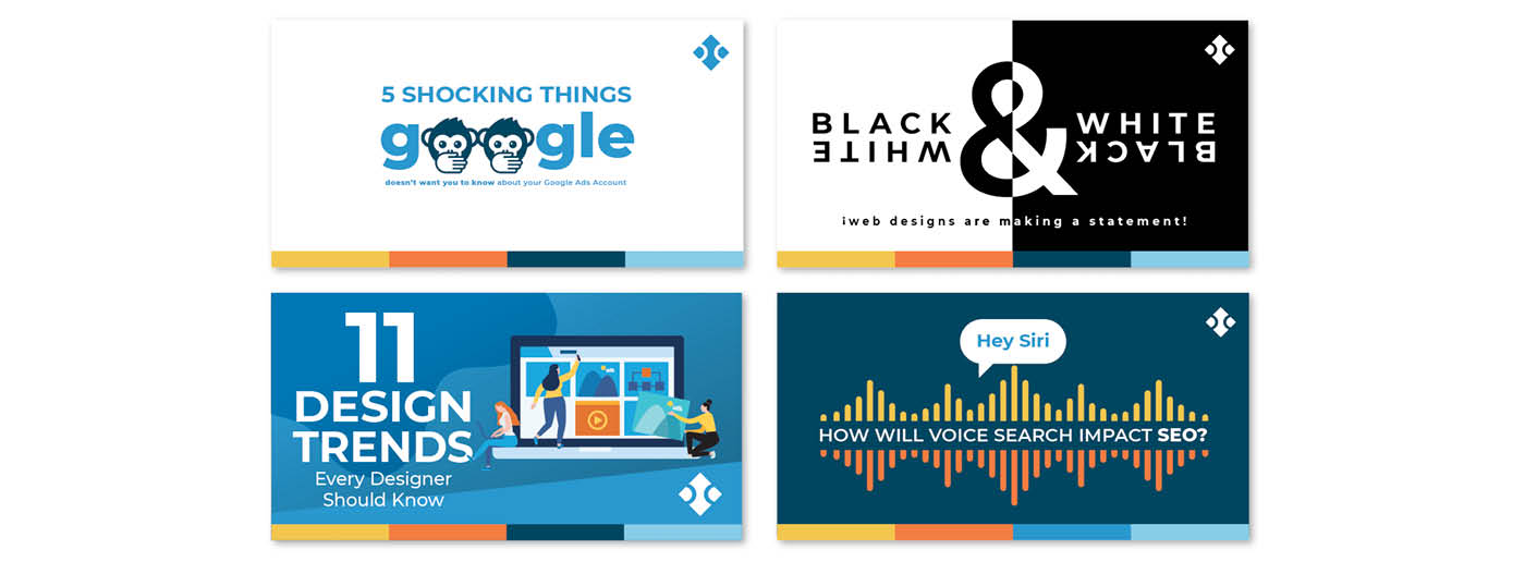 Blue Compass' blog designs.