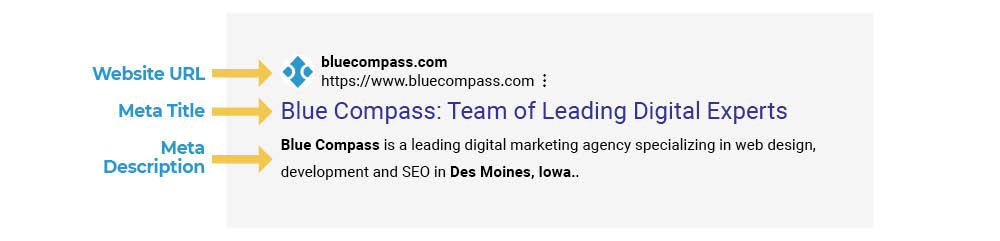 Example of Meta Title and Meta Description