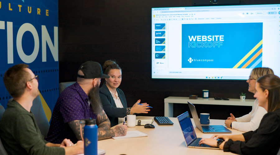 website design vendor kickoff meeting